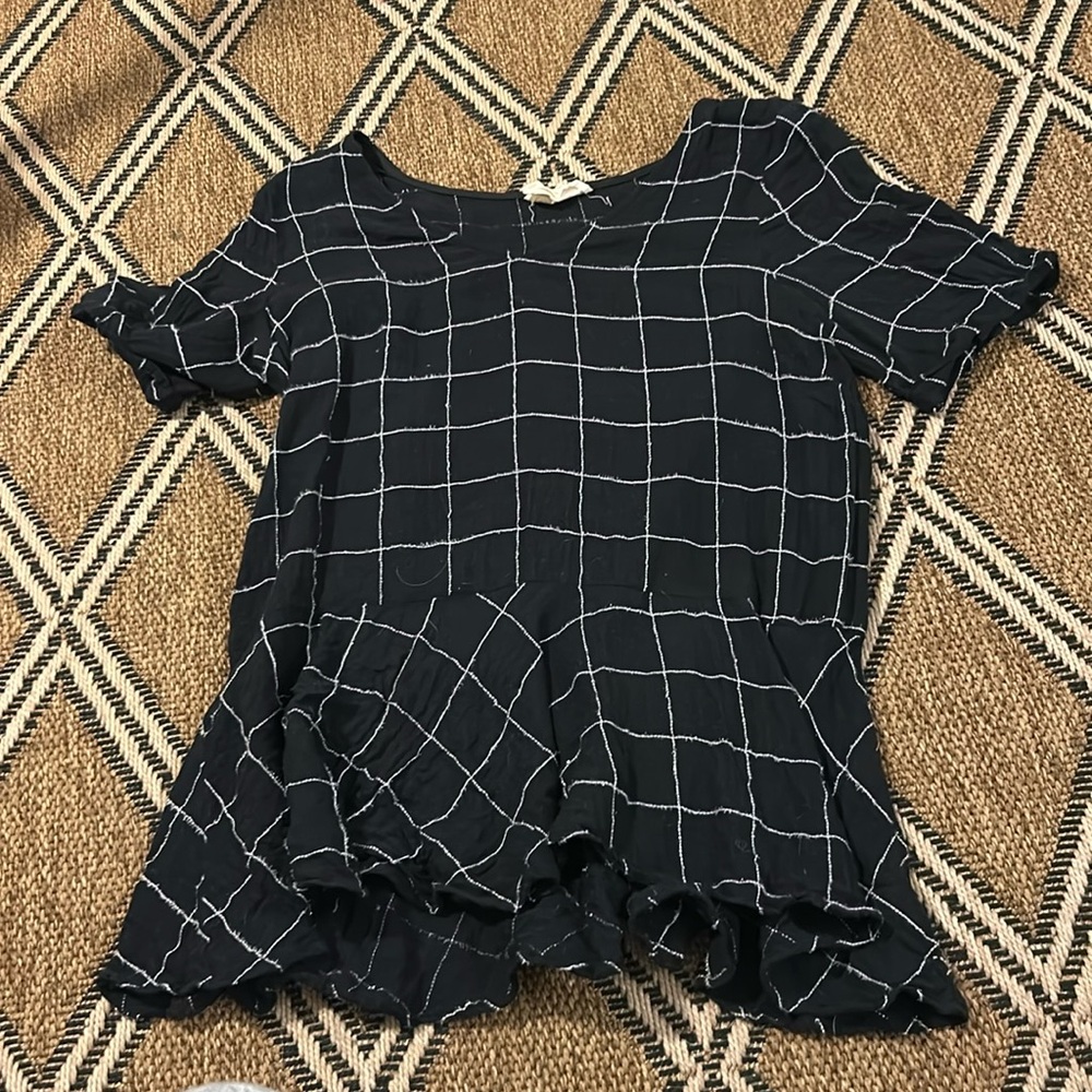 Anthropologie peplum top